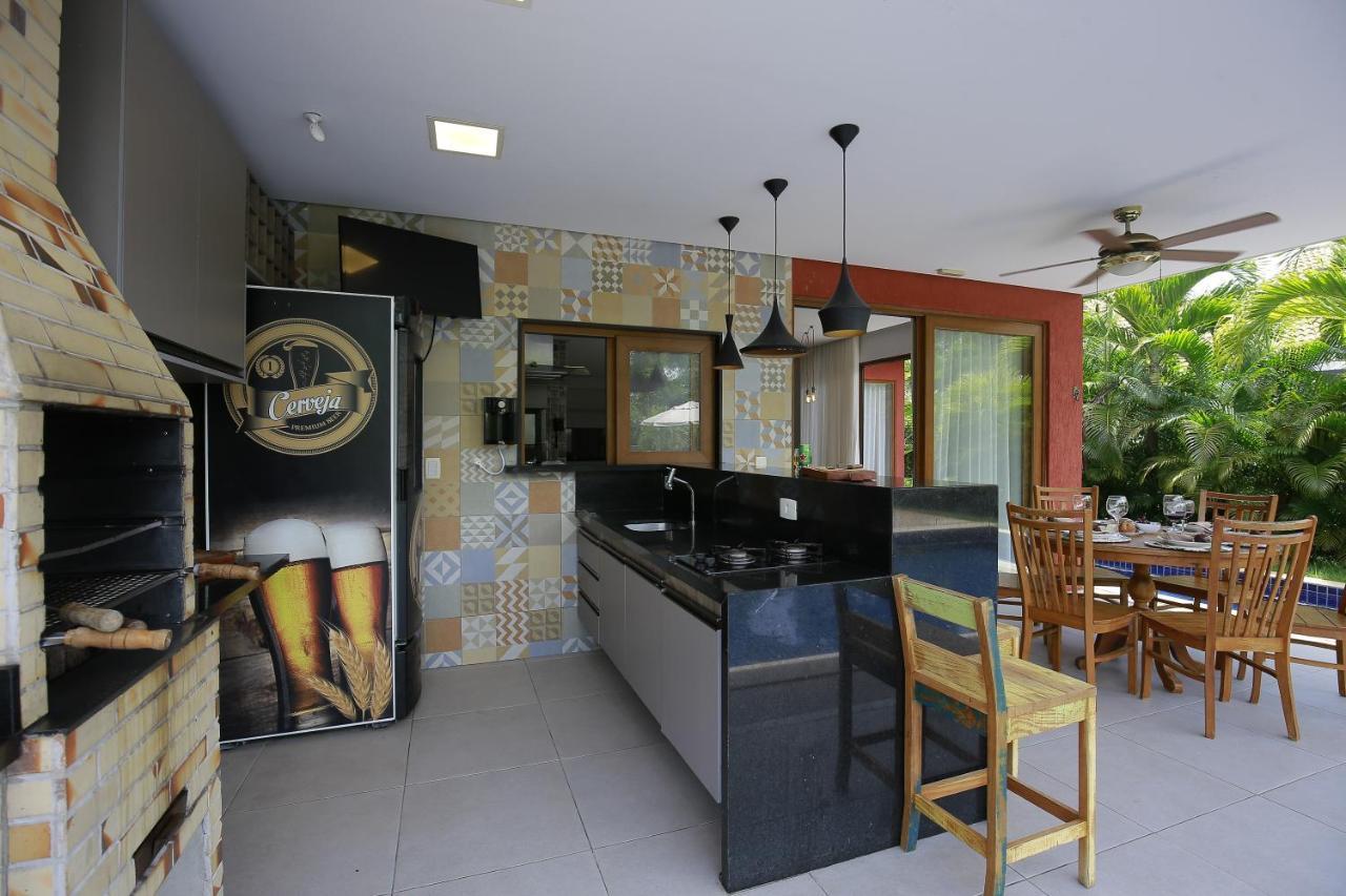 Casa Temporada - 4 Suites - Condominio Luxo - Piscina Extraordinaria - Praia De Itacimirim-Ba Camaçari Екстериор снимка